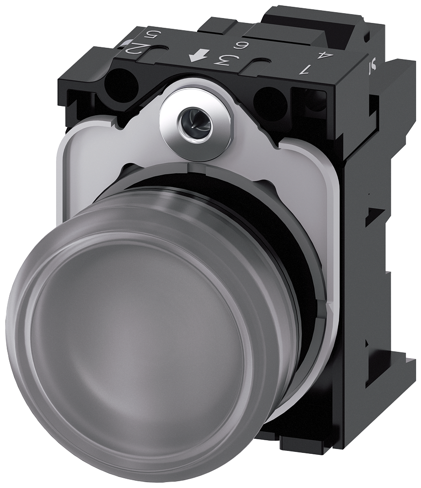 G_IC03_XX_07343P 3SU1102-6AA70-3AA0 Indicator light, clear - Зображення 1