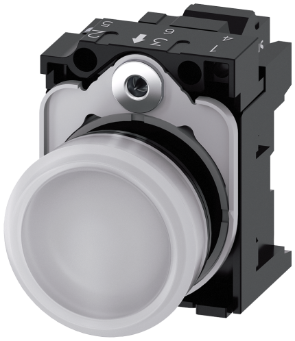 3SU1102-6AA60-3AA0  Indicator light, white