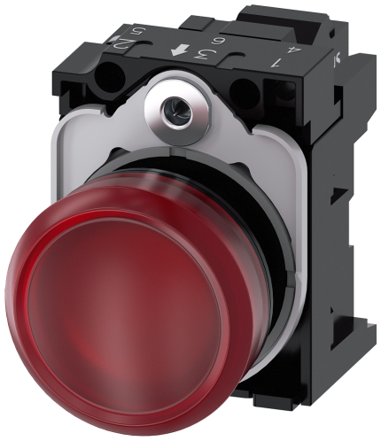 3SU1102-6AA20-3AA0 Indicator light, red