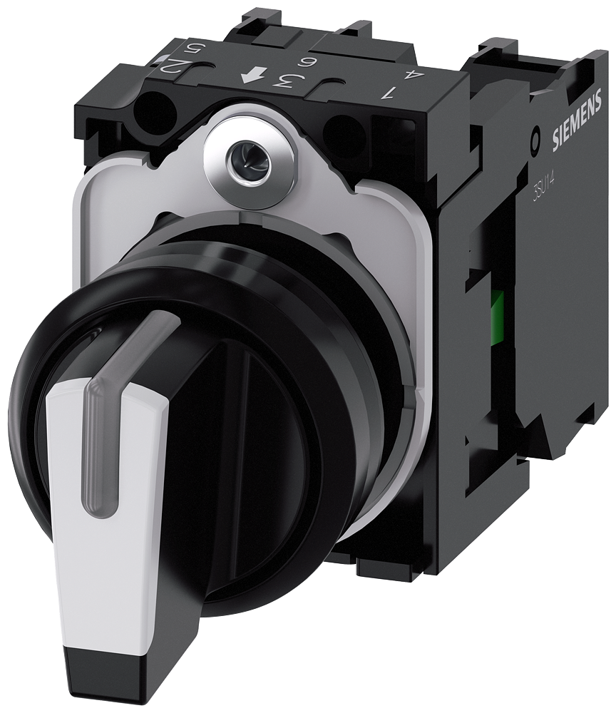 G_IC03_XX_07370P 3SU1100-2BM60-1NA0 Selector switch, I>O<II,... - Зображення 1