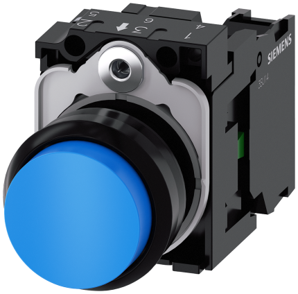 3SU1100-0BB50-1BA0 Pushbutton, blue