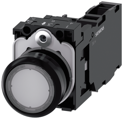 3SU1106-0AB70-1FA0  Illuminated pushbutton, clear