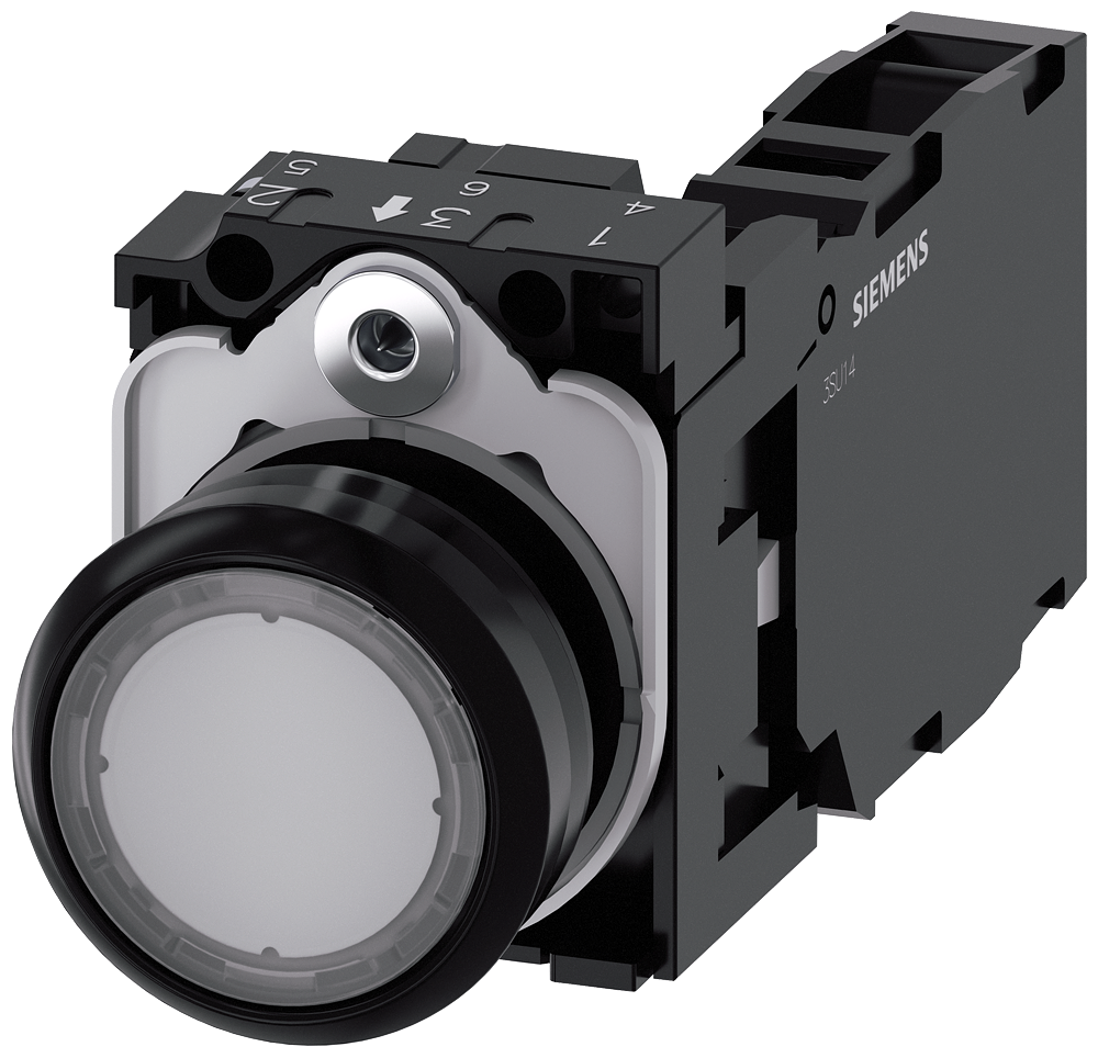 G_IC03_XX_07512P 3SU1100-0AB70-1FA0 Pushbutton, clear - Зображення 1