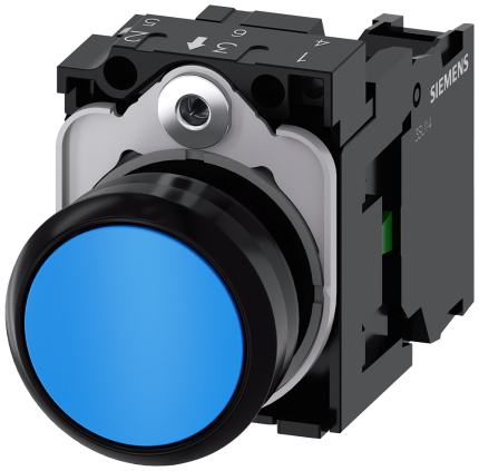 3SU1100-0AB50-1BA0 Pushbutton, blue