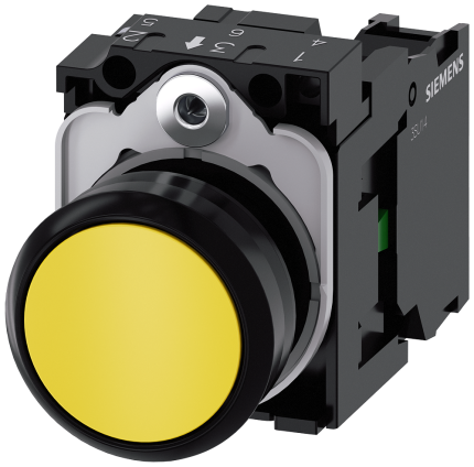 3SU1100-0AB30-1BA0 Pushbutton, yellow