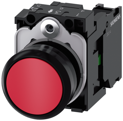 3SU1100-0AB20-1BA0 Pushbutton, red