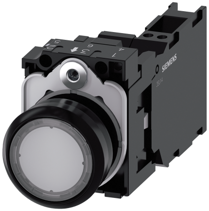 3SU1103-0AB70-3FA0  Illuminated pushbutton, clear