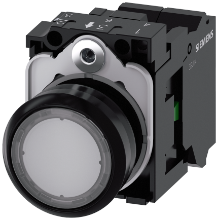 3SU1106-0AB70-3BA0 Illuminated pushbutton, clear