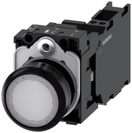 3SU1106-0AB60-3FA0  Illuminated pushbutton, white