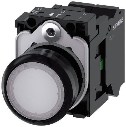 3SU1106-0AB60-3BA0 Illuminated pushbutton, white