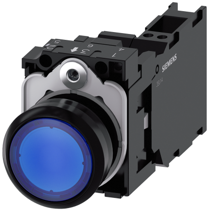 3SU1103-0AB50-3FA0  Illuminated pushbutton, blue