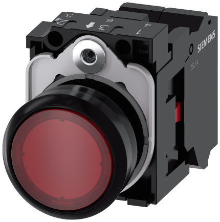 3SU1106-0AB20-3CA0 Illuminated pushbutton, red