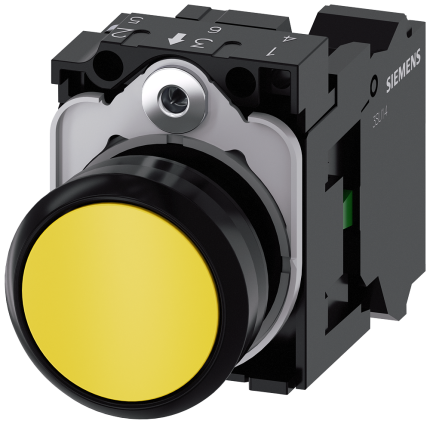 3SU1100-0AB30-3BA0 Pushbutton, yellow