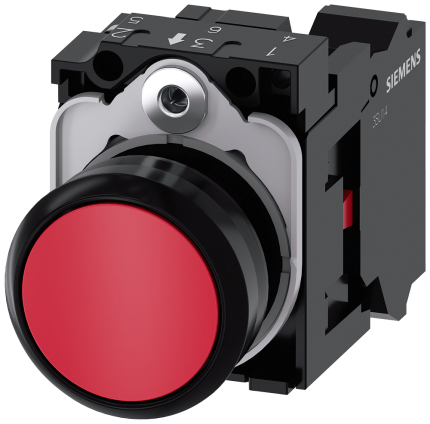 3SU1100-0AB20-3CA0 Pushbutton, red