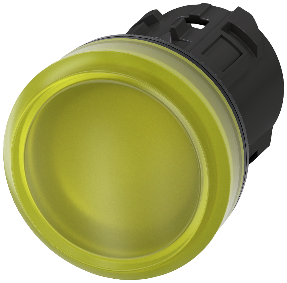 G_IC03_XX_07635P 3SU1001-6AA30-0AA0 Indicator light, yellow - Зображення 1