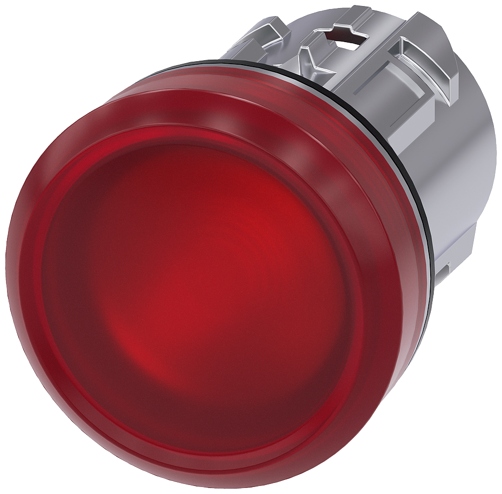 G_IC03_XX_07640P 3SU1051-6AA20-0AA0 Indicator light, red - Зображення 1