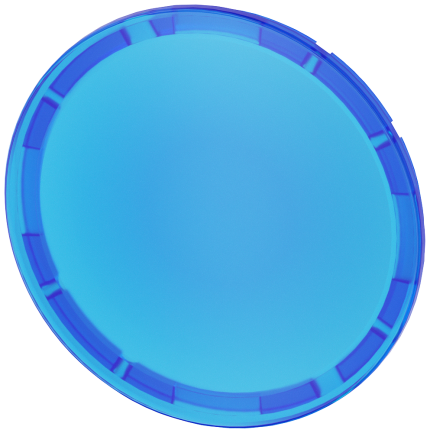 3SU1901-0FT50-0AA0 Button, flat, blue