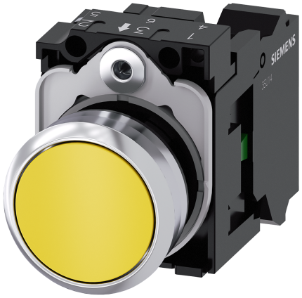 3SU1150-0AB30-3BA0 Pushbutton, yellow