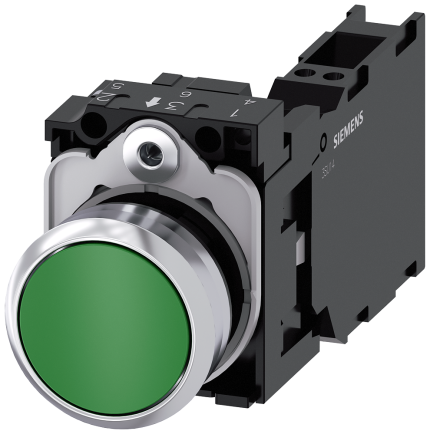 3SU1150-0AB40-3FA0  Pushbutton, green