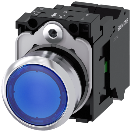 3SU1152-0AB50-3BA0 Illuminated pushbutton, blue