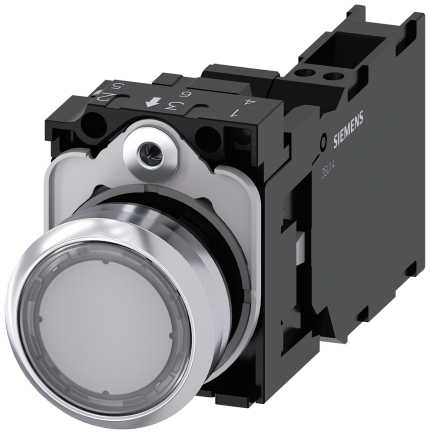 3SU1152-0AB70-3FA0  Illuminated pushbutton, clear