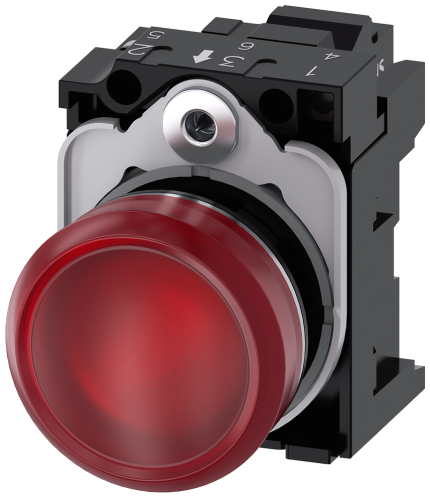 3SU1153-6AA20-3AA0 Indicator light, red
