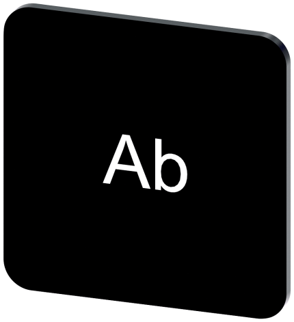 3SU1900-0AF16-0AE0  Labeling plate, self-adhesive