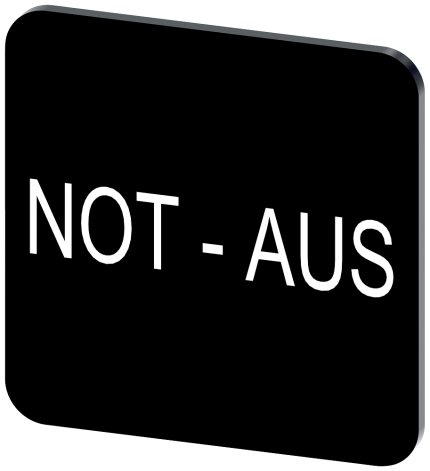 3SU1900-0AF16-0AS0 Labeling plate, self-adhesive