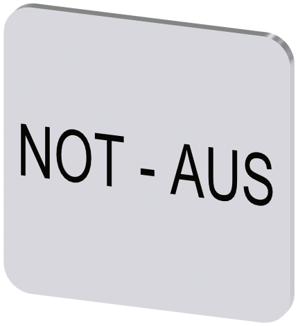 3SU1900-0AF81-0AS0  Labeling plate, self-adhesive