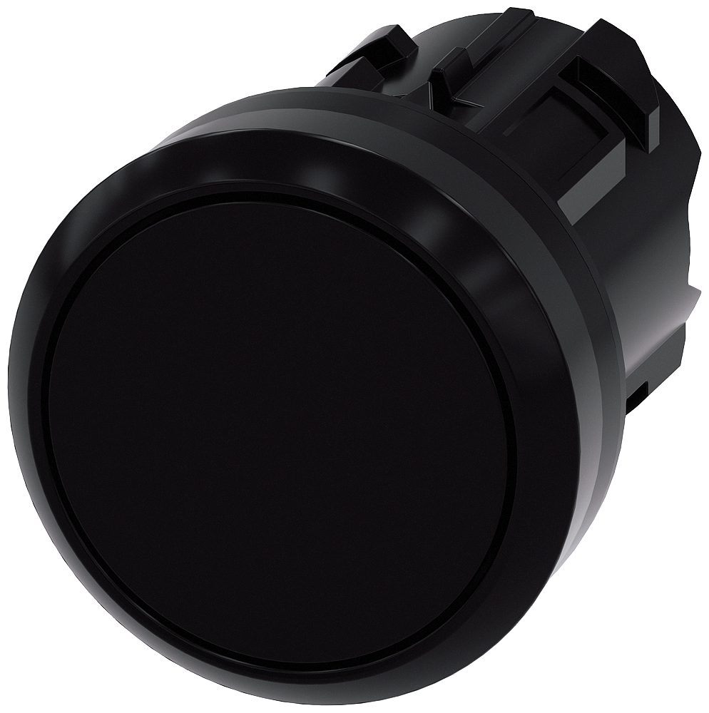 G_IC03_XX_07896P 3SU1000-0AA10-0AA0 Pushbutton, black - Зображення 1