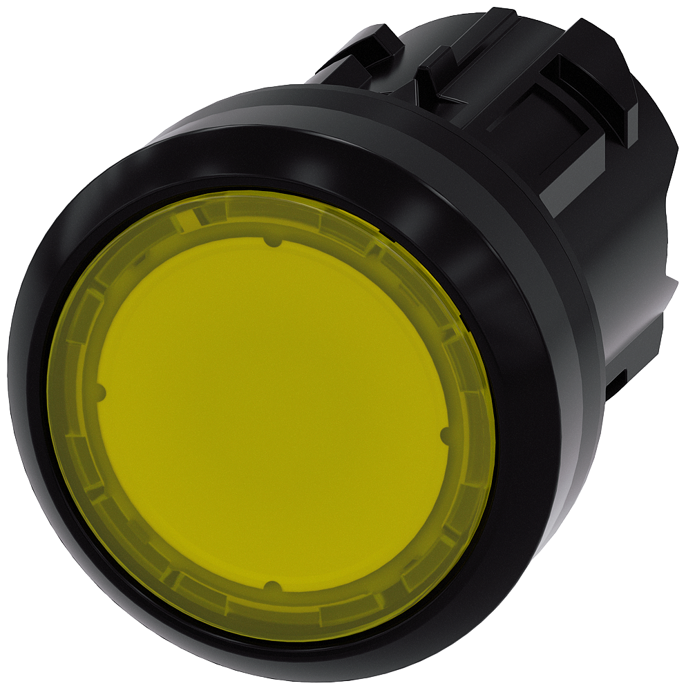 G_IC03_XX_07903P 3SU1001-0AB30-0AA0 Illuminated pushbutton, yellow - Зображення 1