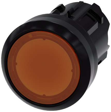 3SU1001-0AB00-0AA0 Illuminated pushbutton, amber