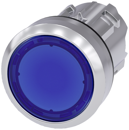 3SU1051-0AB50-0AA0 Illuminated pushbutton, blue