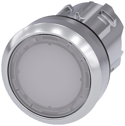 3SU1051-0AB60-0AA0  Illuminated pushbutton, white