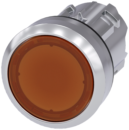 3SU1051-0AB00-0AA0  Illuminated pushbutton, amber