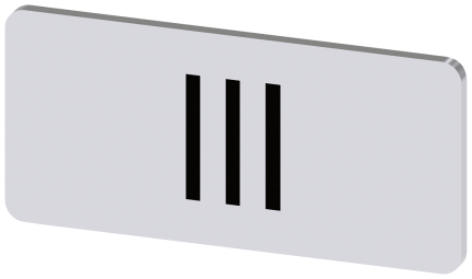 3SU1900-0AC81-0QD0 Labeling plate, self-adhesive