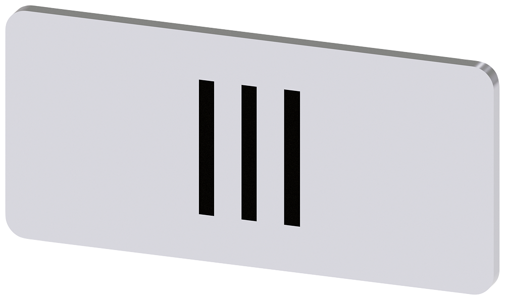 G_IC03_XX_08039P 3SU1900-0AC81-0QD0 Labeling plate, self-adhesive - Зображення 1