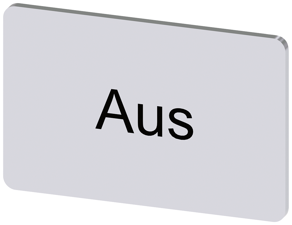 G_IC03_XX_08086P 3SU1900-0AD81-0AC0 Labeling plate, snap-on - Зображення 1