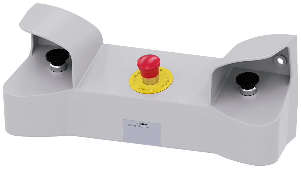 G_IC03_XX_08297P 3SU1853-3NB00-1AA1 Two-hand operation console metal - Зображення 1