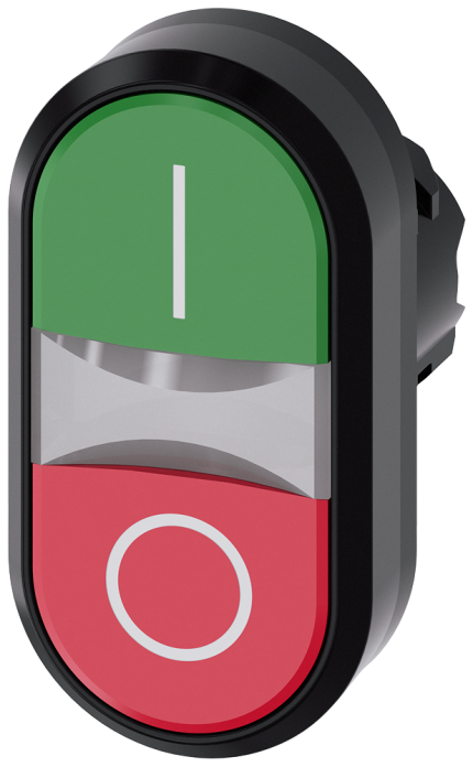 3SU1000-3AB42-0AK0 Twin pushbutton, green, red