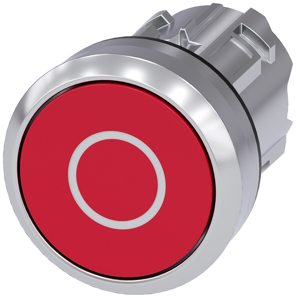 G_IC03_XX_08316P 3SU1050-0AB20-0AD0 Pushbutton, red - Зображення 1
