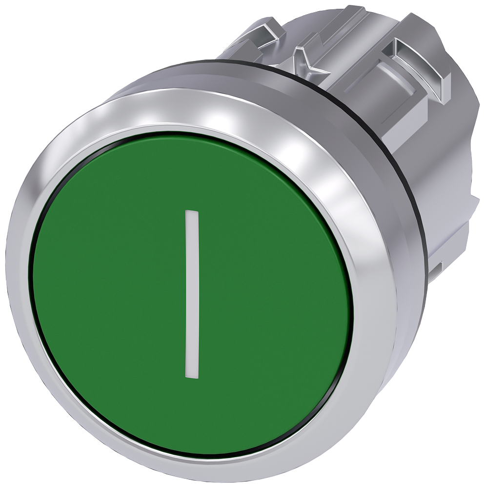 G_IC03_XX_08317P 3SU1050-0AB40-0AC0 Pushbutton, green - Зображення 1
