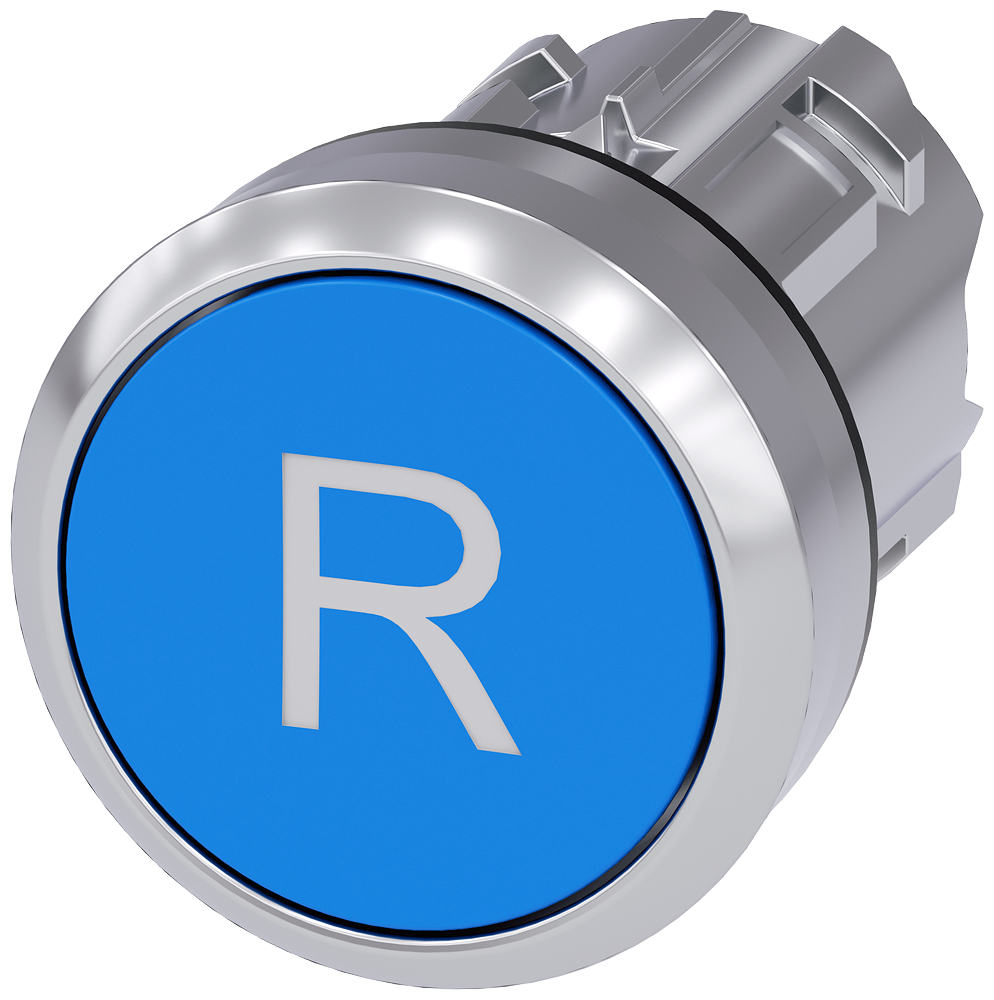 G_IC03_XX_08318P 3SU1050-0AB50-0AR0 Pushbutton, blue - Зображення 1