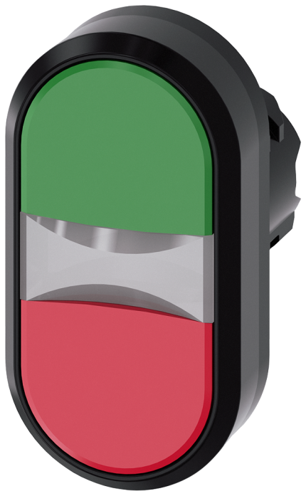 3SU1000-3AB42-0AA0 Twin pushbutton, green, red