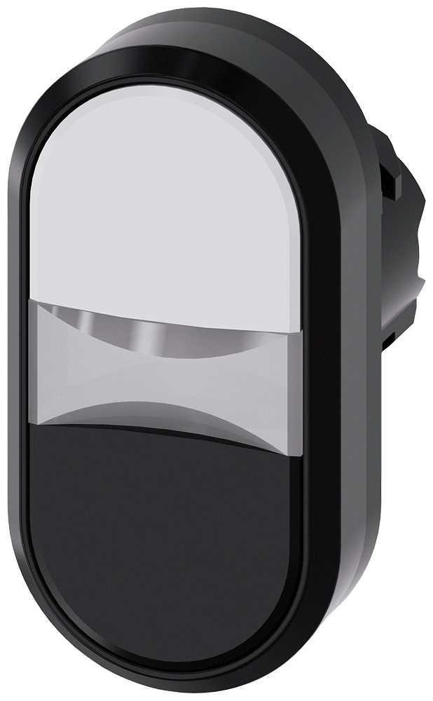 G_IC03_XX_08355P 3SU1001-3AB61-0AA0 Illumin. twin pushbutton, white,... - Зображення 1