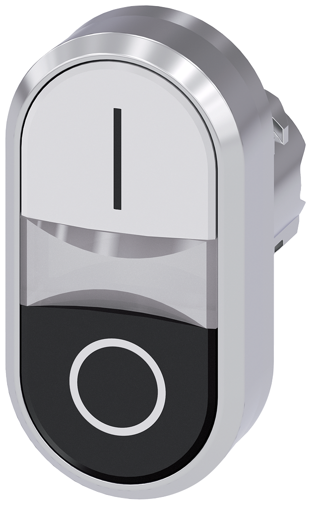 G_IC03_XX_08383P 3SU1051-3AB61-0AK0 Illumin. twin pushbutton, white,... - Зображення 1
