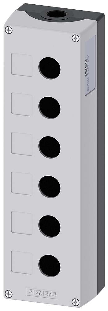 3SU1856-0AA00-0AB1 Enclosure metal, 6 control points