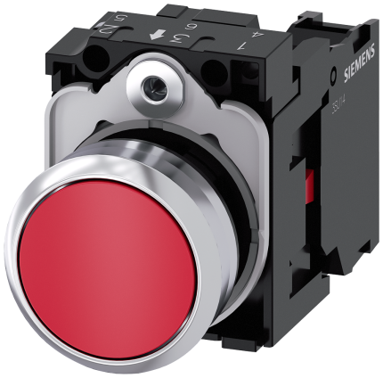3SU1150-0AB20-1CA0  Pushbutton, red