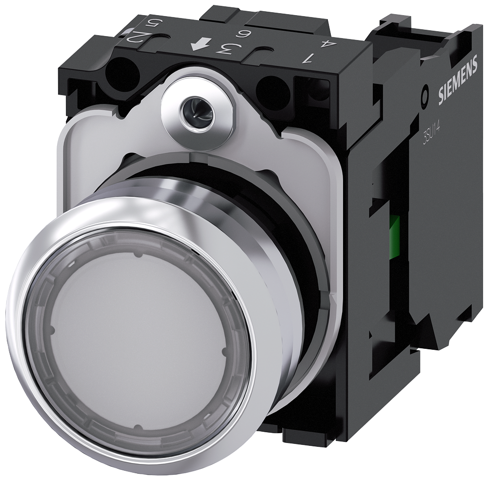 G_IC03_XX_08416P 3SU1150-0AB70-1BA0 Pushbutton, clear - Зображення 1