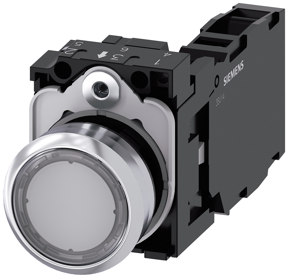 G_IC03_XX_08417P 3SU1150-0AB70-1FA0 Pushbutton, clear - Зображення 1